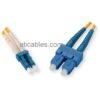 LC to SC Fiber Optic Cable, Singlemode Duplex 8.3/125µ
