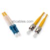 LC to ST Fiber Optic Cable, Singlemode Duplex 8.3/125µ