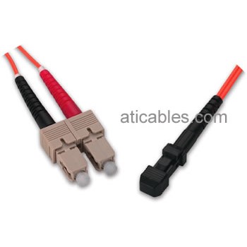 SC to MTRJ Fiber Optic Cable, Multimode Duplex 50/125µ