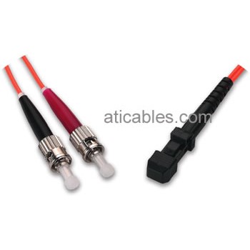 ST to MTRJ Fiber Optic Cable, Multimode Duplex 50/125µ
