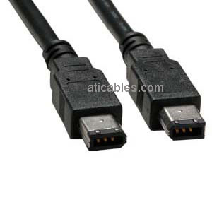 6 Pin to 6 Pin IEEE 1394 Firewire Cables